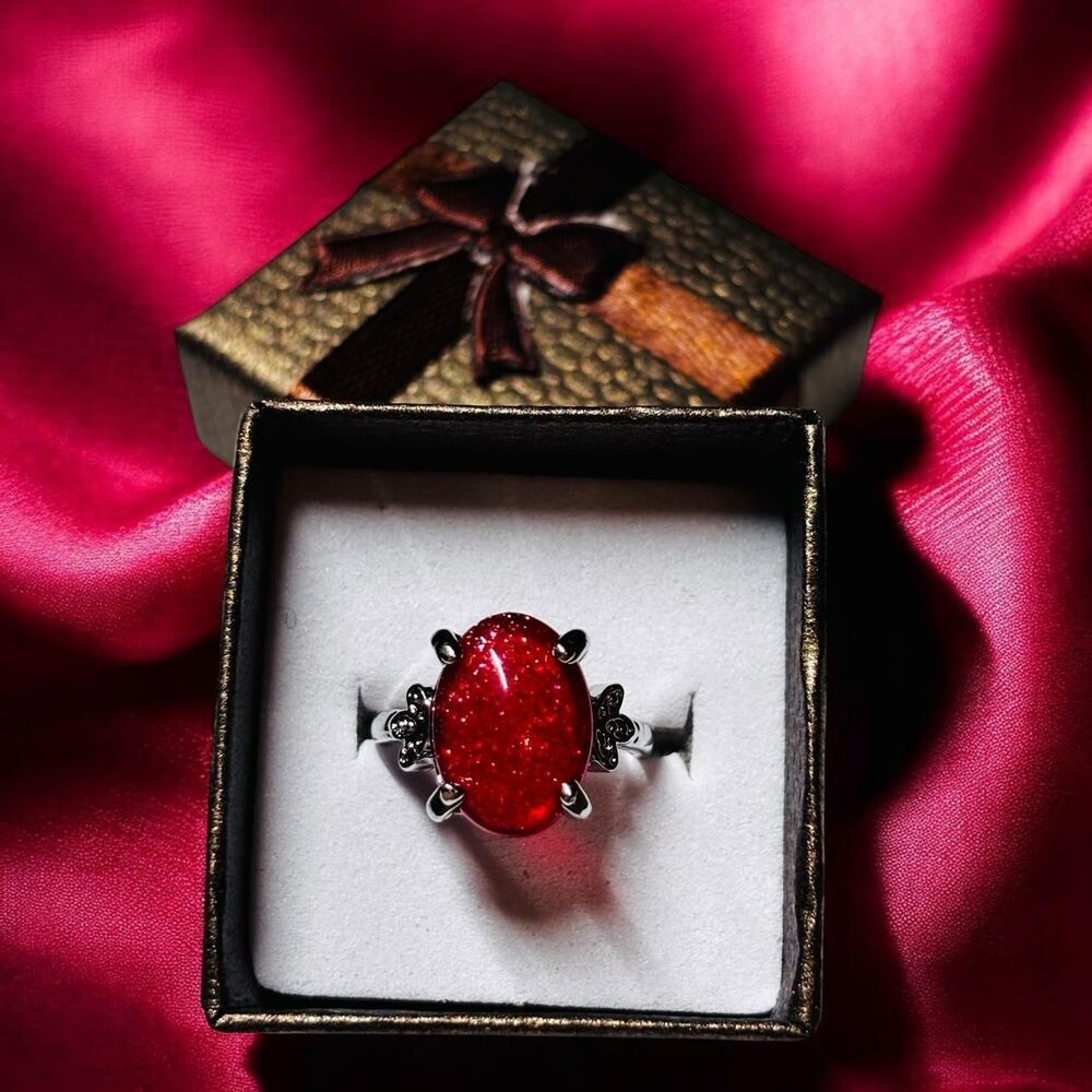 Unbranded Women's Red and Silver Jewellery